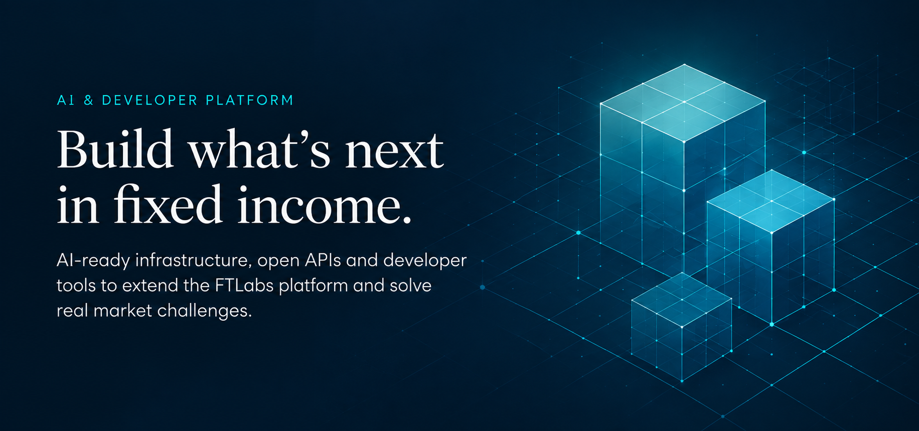 FTLabs AI and developer platform fixed-income technology visualization